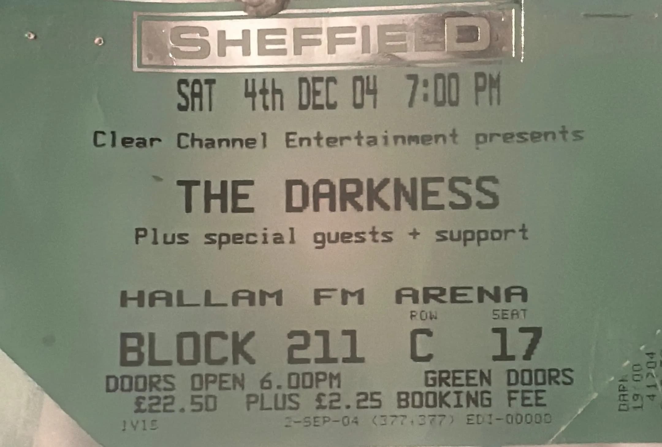 The Darkness at Utilita Arena, Sheffield